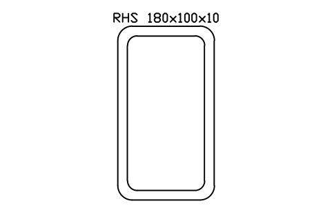 Vorschau des Symbols RHS 180x100x10, Block SEC_RHS180X100X10