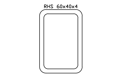 Vorschau des Symbols RHS 60x40x4, Block SEC_RHS60X40X4