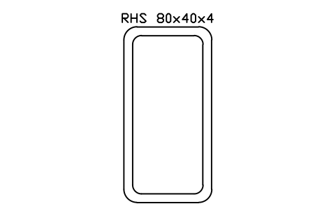 Vorschau des Symbols RHS 80x40x4, Block SEC_RHS80X40X4