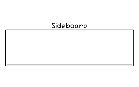 Preview of the Sideboard, plan symbol, block HOM_SIDEBOARD_PLAN