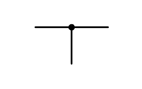 符号 T-branch, form 2 的预览，块名 PPD_X505_T_BRANCH_F2