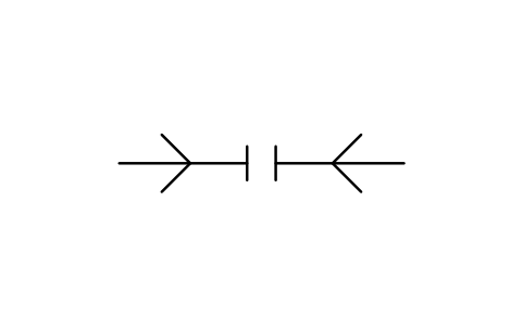 符号 Quick-release coupling, uncoupled 的预览，块名 PPD_P032_QUICK_COUPLING