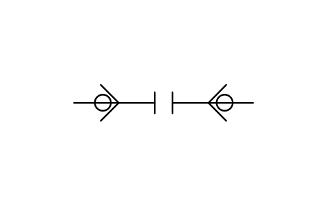 符号 Quick coupling, self-closing, uncoupled 的预览，块名 PPD_P033_QUICK_COUPLING_SHUTOFF
