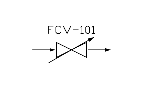 符号 Control valve 的预览，块名 PPD_X6110_CONTROL_VALVE