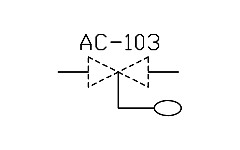 符号 Actuator, fluid level (float) 的预览，块名 PPD_715_ACTUATOR_FLOAT