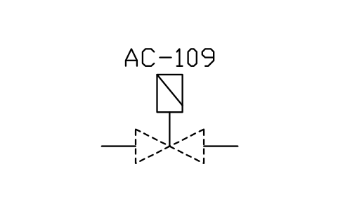 符号 Electromagnetic actuator 的预览，块名 PPD_P001_ACTUATOR_ELECTROMAGNETIC