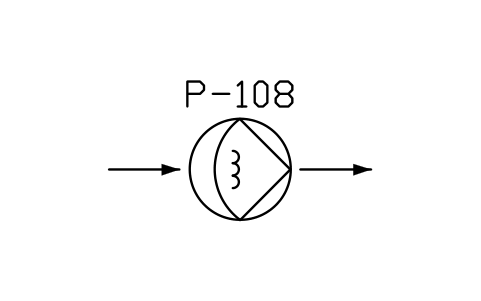 符号 Pump, diaphragm, electromagnetic 的预览，块名 PPD_X6309_PUMP_DIAPHRAGM_EM