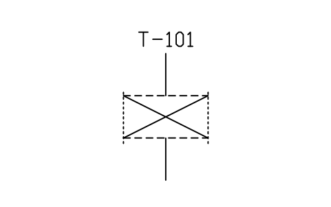 符号 Column packing section, general 的预览，块名 PPD_P060_COLUMN_PACKING