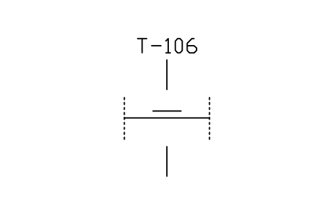 符号 Column tray, valve type 的预览，块名 PPD_P062_COLUMN_TRAY_VALVE