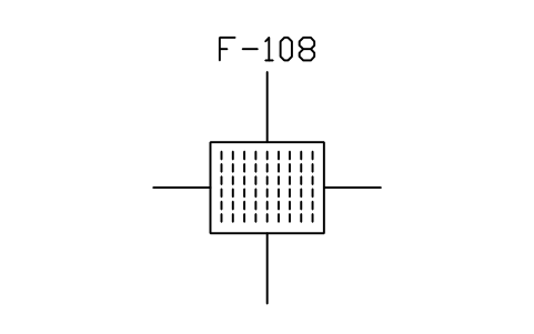 符号 Filter press 的预览，块名 PPD_X2611_FILTER_PRESS