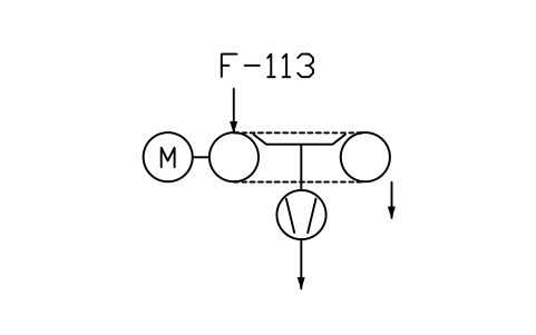 符号 Vacuum band filter 的预览，块名 PPD_X6513_VACUUM_BAND_FILTER