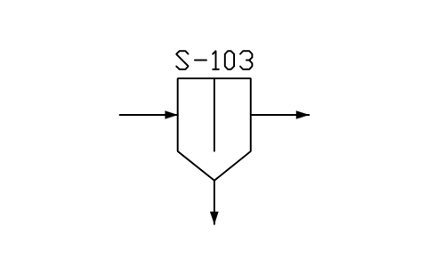 符号 Separator, impact type 的预览，块名 PPD_X6520_SEPARATOR_IMPACT