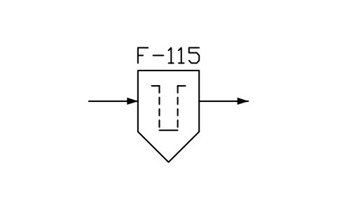 符号 Bag filter, general 的预览，块名 PPD_X6521_BAG_FILTER