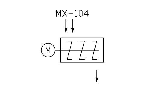 符号 Mixer, dynamic, general 的预览，块名 PPD_X6571_MIXER_DYNAMIC