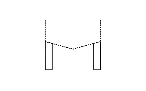 符号 Supporting legs 的预览，块名 PPD_P054_SUPPORT_LEGS