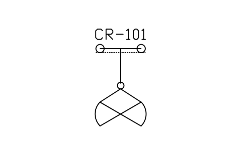 符号 Overhead crane, grab type 的预览，块名 PPD_X6750_CRANE_GRAB