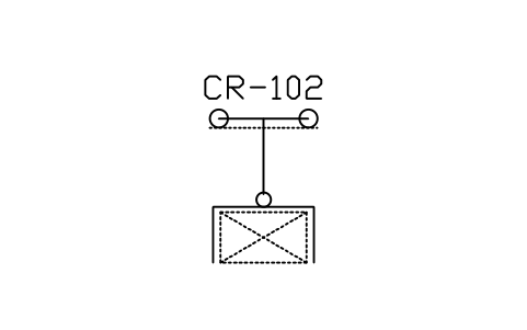 符号 Overhead crane, straw bales 的预览，块名 PPD_X6751_CRANE_STRAW