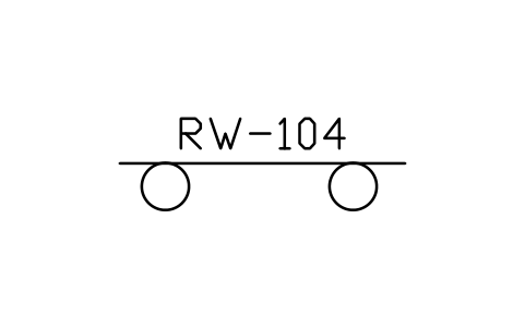 符号 Railway wagon, open type 的预览，块名 PPD_X6773_WAGON_OPEN