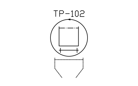 符号 Wagon tippler, rotary type, form 2 的预览，块名 PPD_X6776_WAGON_TIPPLER_F2