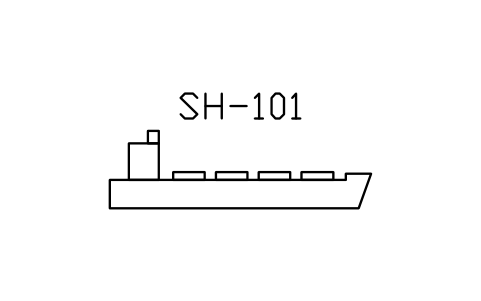 符号 Ship, form 1 的预览，块名 PPD_X6790_SHIP_F1