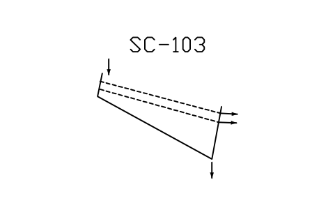 符号 Screen, inclined, coarse and fine 的预览，块名 PPD_X6803_SCREEN_INCLINED_DUAL