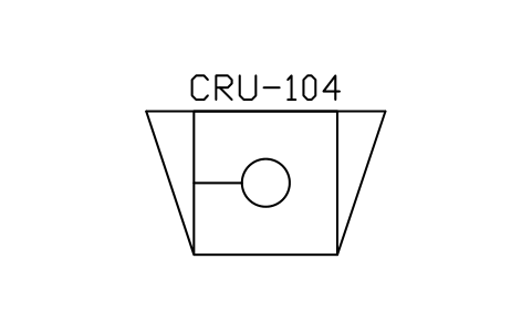 符号 Crusher, jaw type 的预览，块名 PPD_X6824_CRUSHER_JAW
