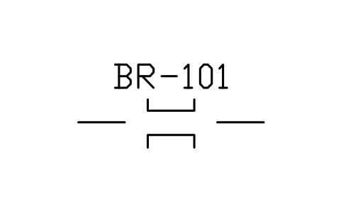 符号 Bearing, general type 的预览，块名 PPD_2006_BEARING