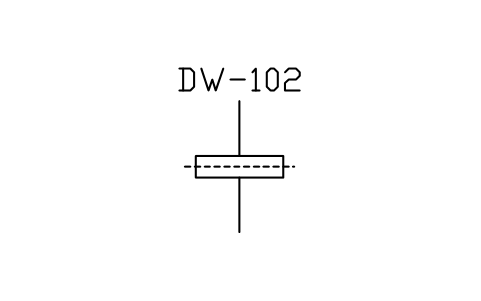 符号 Drive wheel, chain type 的预览，块名 PPD_P095_DRIVE_WHEEL_CHAIN
