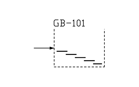 符号 Incline grate boiler 的预览，块名 PPD_X6911_BOILER_GRATE_INCLINE