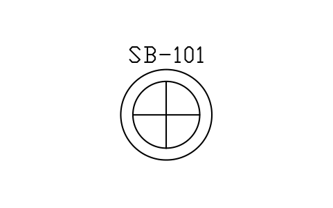 符号 Soot blower, steam type 的预览，块名 PPD_X6932_SOOT_BLOWER_STEAM