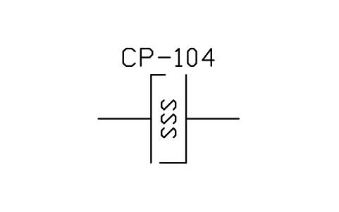 符号 Coupling, SSS type 的预览，块名 PPD_X7112_COUPLING_SSS