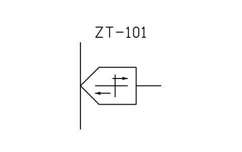 符号 Sensor, axial displacement 的预览，块名 PPD_P126_SENSOR_AXIAL