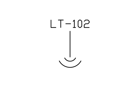 符号 Level, ultrasonic or radar type 的预览，块名 PPD_X7251_LEVEL_ULTRASONIC