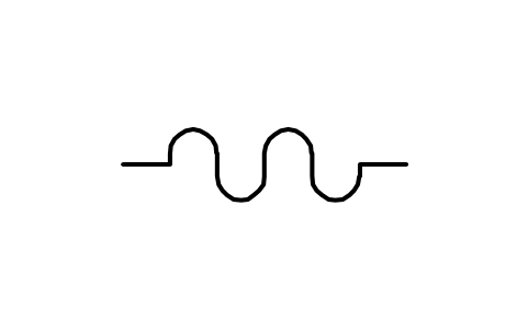 符号 Burst of sinusoidal flow 的预览，块名 ISX_226_BURST_SINUSOIDAL_FLOW