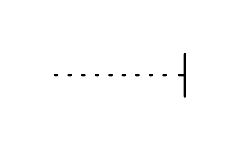 符号 Closed end of pipeline or duct 的预览，块名 ISX_503_CLOSED_END_PIPELINE_OR_DUCT