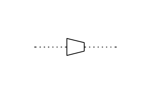 符号 Pipe reducer 的预览，块名 ISX_516_PIPE_REDUCER