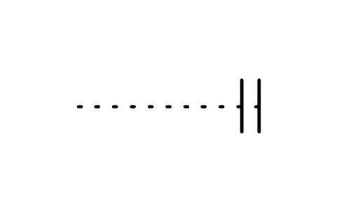 符号 Blind flange pair 的预览，块名 ISX_517_BLIND_FLANGE_PAIR