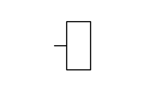符号 Fixed portion of a connector pair 的预览，块名 ISX_576_FIXED_PORTION_CONNECTOR_PAIR