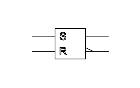 符号 RS-bistable element 的预览，块名 ISX_X112_RS_BISTABLE_ELEMENT