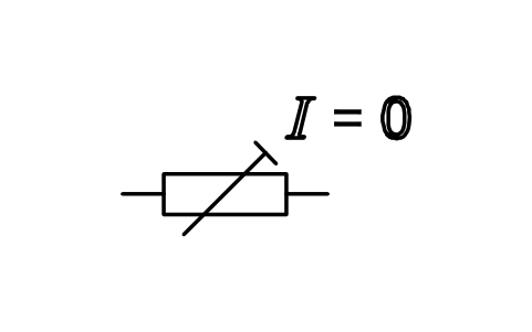 符号 Resistor, pre-set adjustable 的预览，块名 ISX_X201_RESISTOR_PRE_SET_ADJUSTABLE