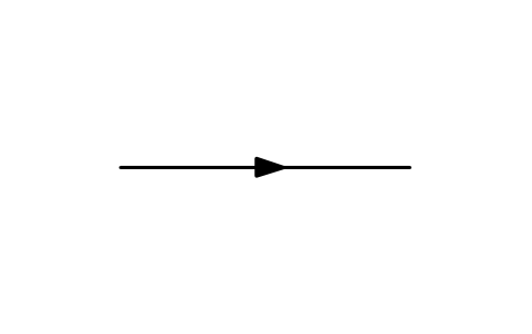 符号 Direction of mass flow in pipeline 的预览，块名 ISX_X242_DIRECTION_MASS_FLOW_PIPELINE