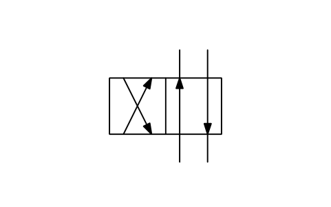 符号 Direction of mass flow in a valve 的预览，块名 ISX_X243_DIRECTION_MASS_FLOW_VALVE