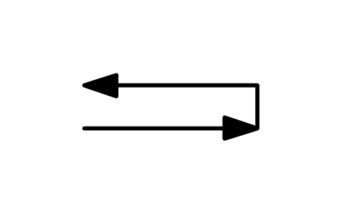 符号 Linear motion, return with dwell 的预览，块名 ISX_X257_LINEAR_MOTION_RETURN_DWELL