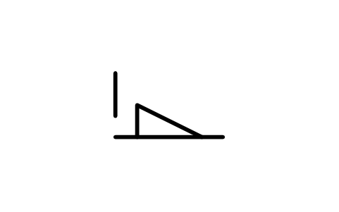 符号 Latch, shown engaged 的预览，块名 ISX_663_LATCH_SHOWN_ENGAGED