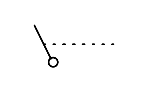 符号 Manual actuator in form of lever 的预览，块名 ISX_688_MANUAL_ACTUATOR_FORM_LEVER