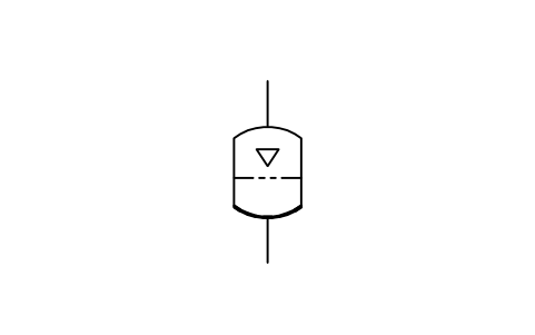 符号 Pressure vessel 的预览，块名 ISX_X2072_PRESSURE_VESSEL