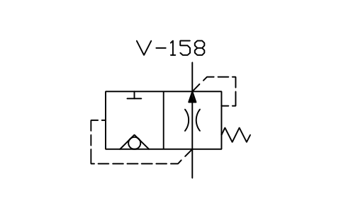 符号 Leak-free valve, 2 ports, 2 pos. 的预览，块名 ISX_X2183_LEAK_FREE_VALVE_2_PORTS_2_POS