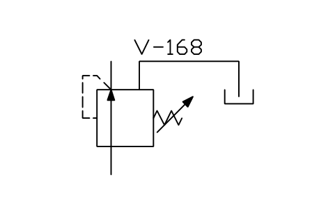 符号 Single-stage reducing valve 的预览，块名 ISX_X2200_SINGLE_STAGE_REDUCING_VALVE
