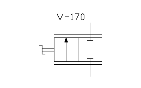 符号 Adjustable restrictor, detailed 的预览，块名 ISX_X2211_ADJUSTABLE_RESTRICTOR_DETAILED