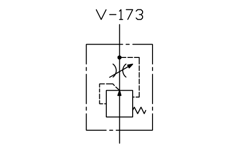 符号 Flow control, compensated, detail 的预览，块名 ISX_X2214_FLOW_CONTROL_COMPENSATED_DETAI